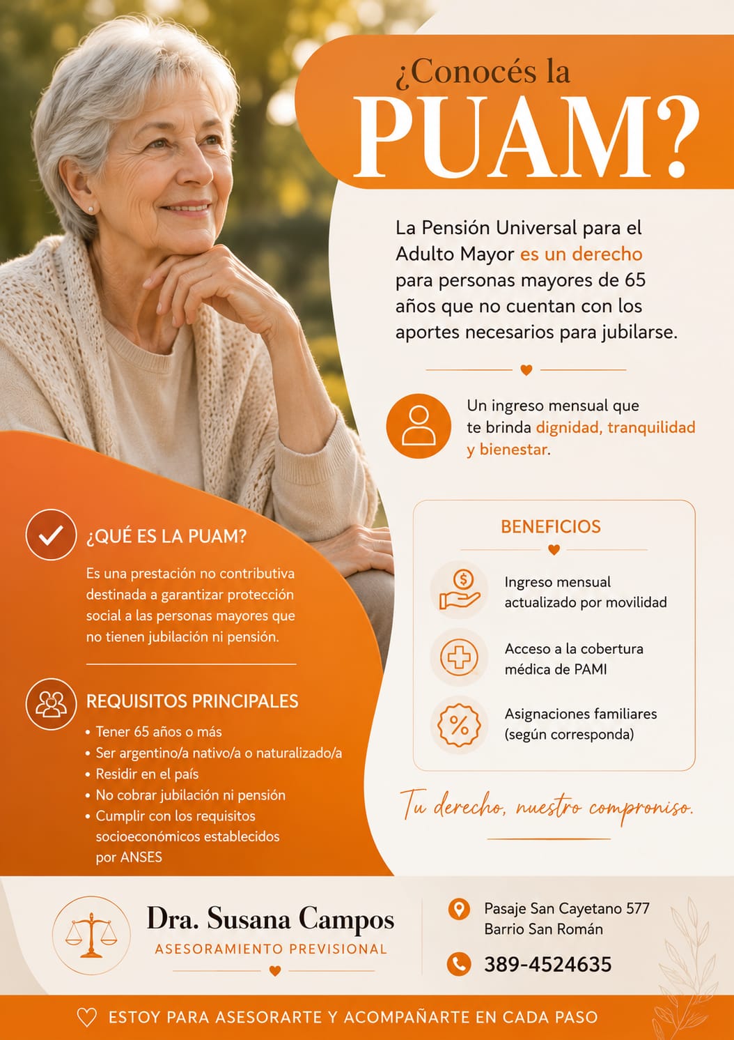 PUAM — Pensión Universal para el Adulto Mayor